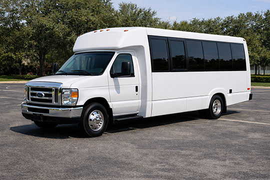 18-passenger minibus available for charter in Fargo, ND